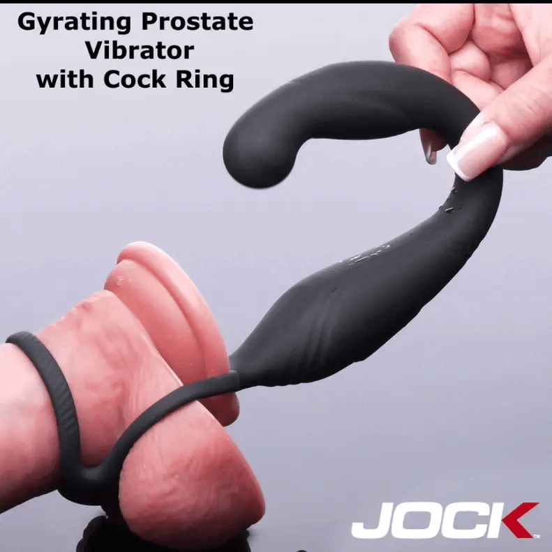 Jock Axis Gyrating Prostate Vibrator with C-Ring