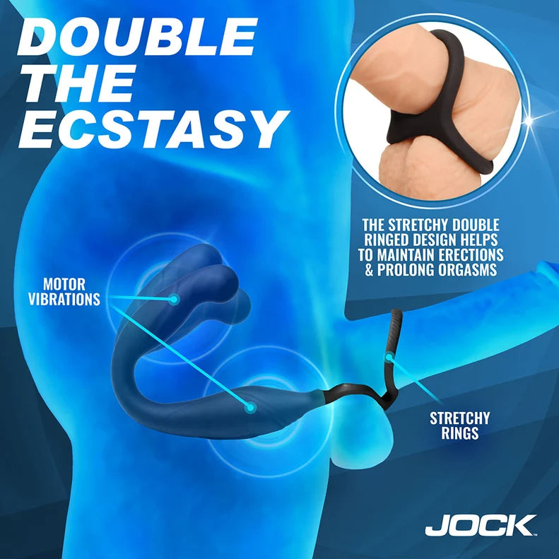 Jock Axis Gyrating Prostate Vibrator with C-Ring