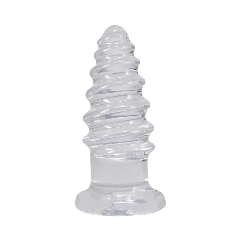 Doc Johnson Crystal Jellies Anal Twist 7 Inch