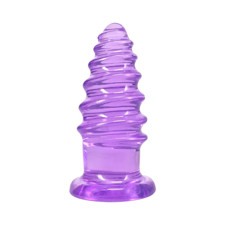 Doc Johnson Crystal Jellies Anal Twist 7 Inch