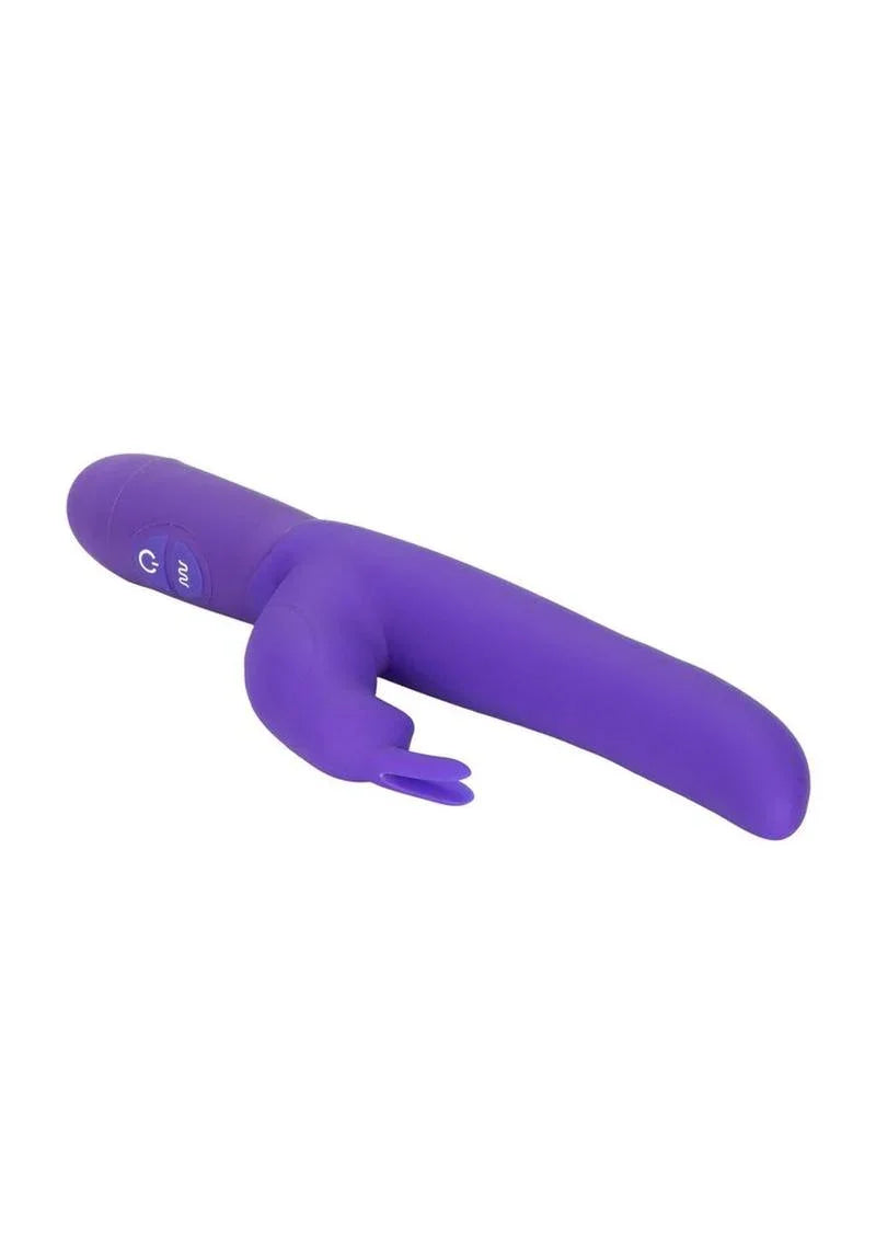 CalExotics Bounding Bunny – Slim Dual Motor Silicone Vibrator with Clitoral Teaser