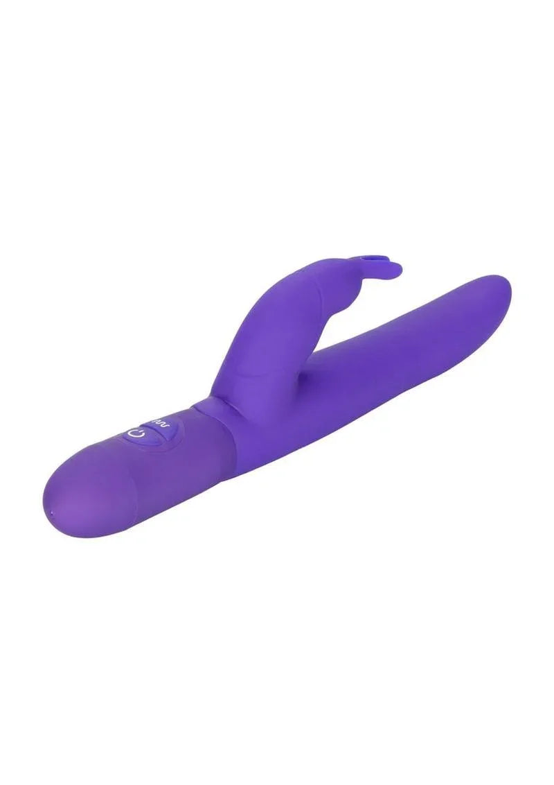 CalExotics Bounding Bunny – Slim Dual Motor Silicone Vibrator with Clitoral Teaser