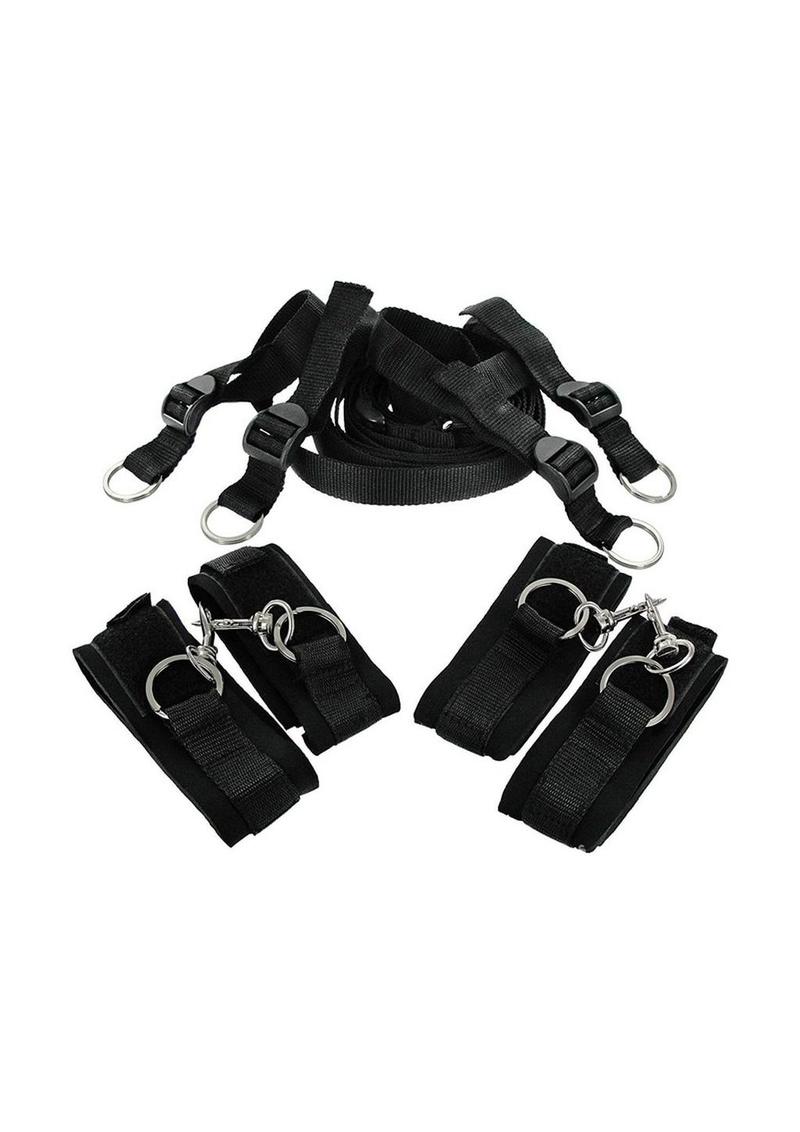 Frisky Bedroom Restraint Kit – Under-Bed Adjustable Cuff System