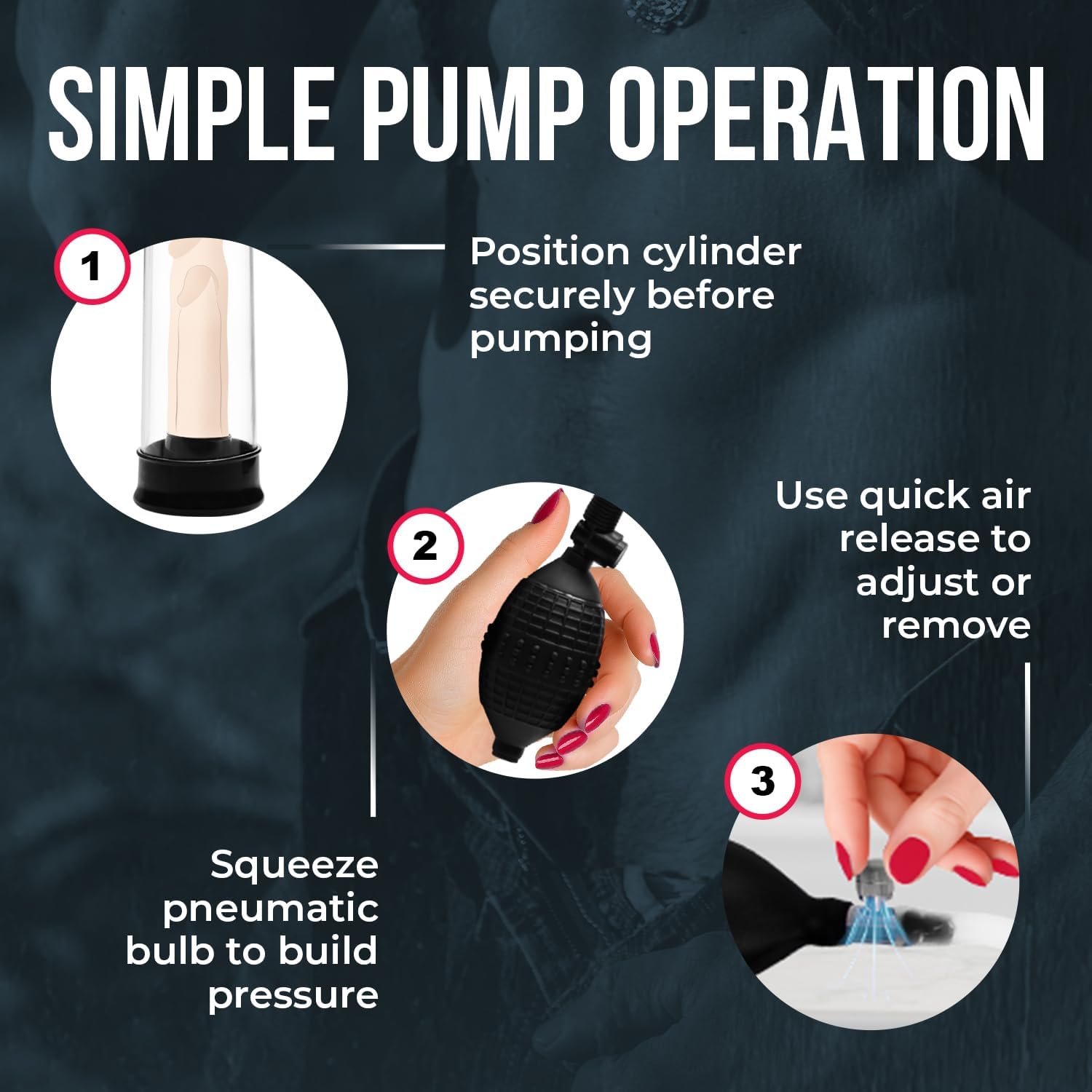Size Matters Beginner Pump – Manual Vacuum Pump with Gauge Cylinder