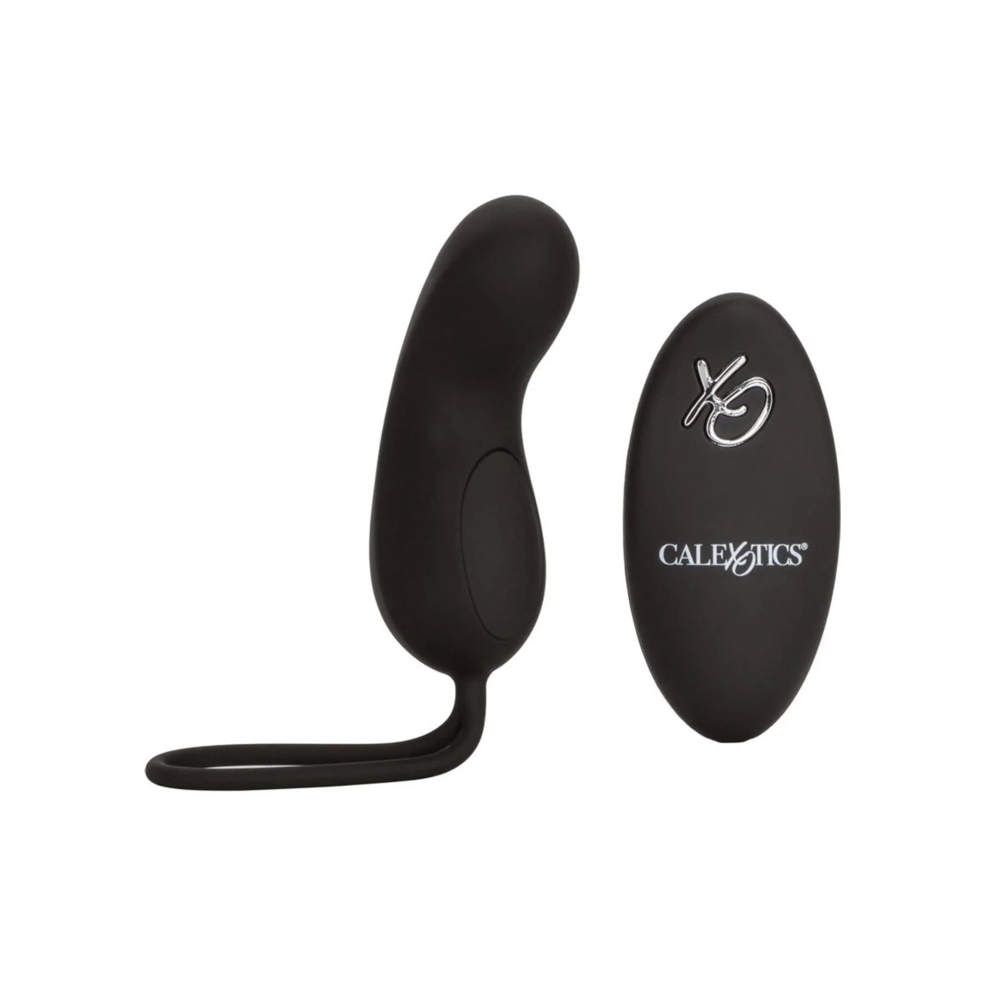 CalExotics Silicone Rechargeable Curve Bullet with Remote Control