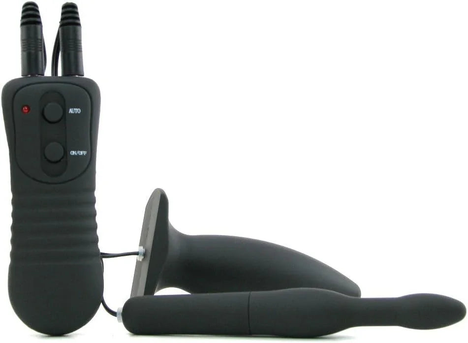 My 1st Anal Explorer Kit Vibrating Butt Plug and Explorer with Wired Remote Control