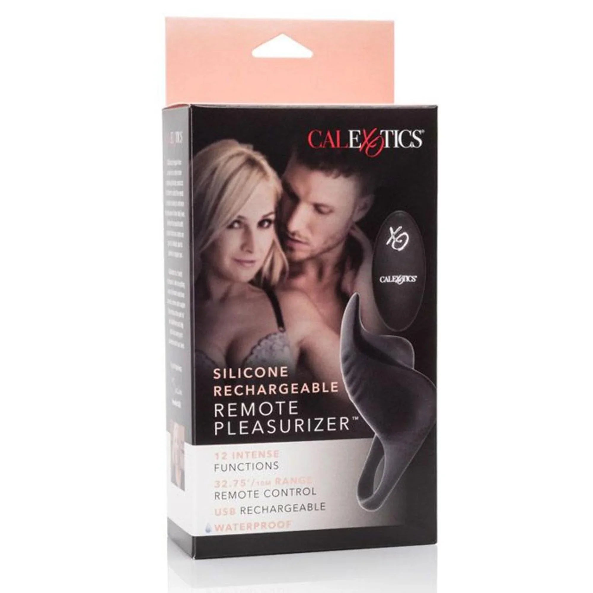 CalExotics Silicone USB Rechargeable Pleasurizer Vibrating Couples Ring with Remote Control