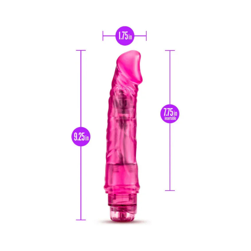 B Yours Vibe 6 Vibrating Dildo 9in
