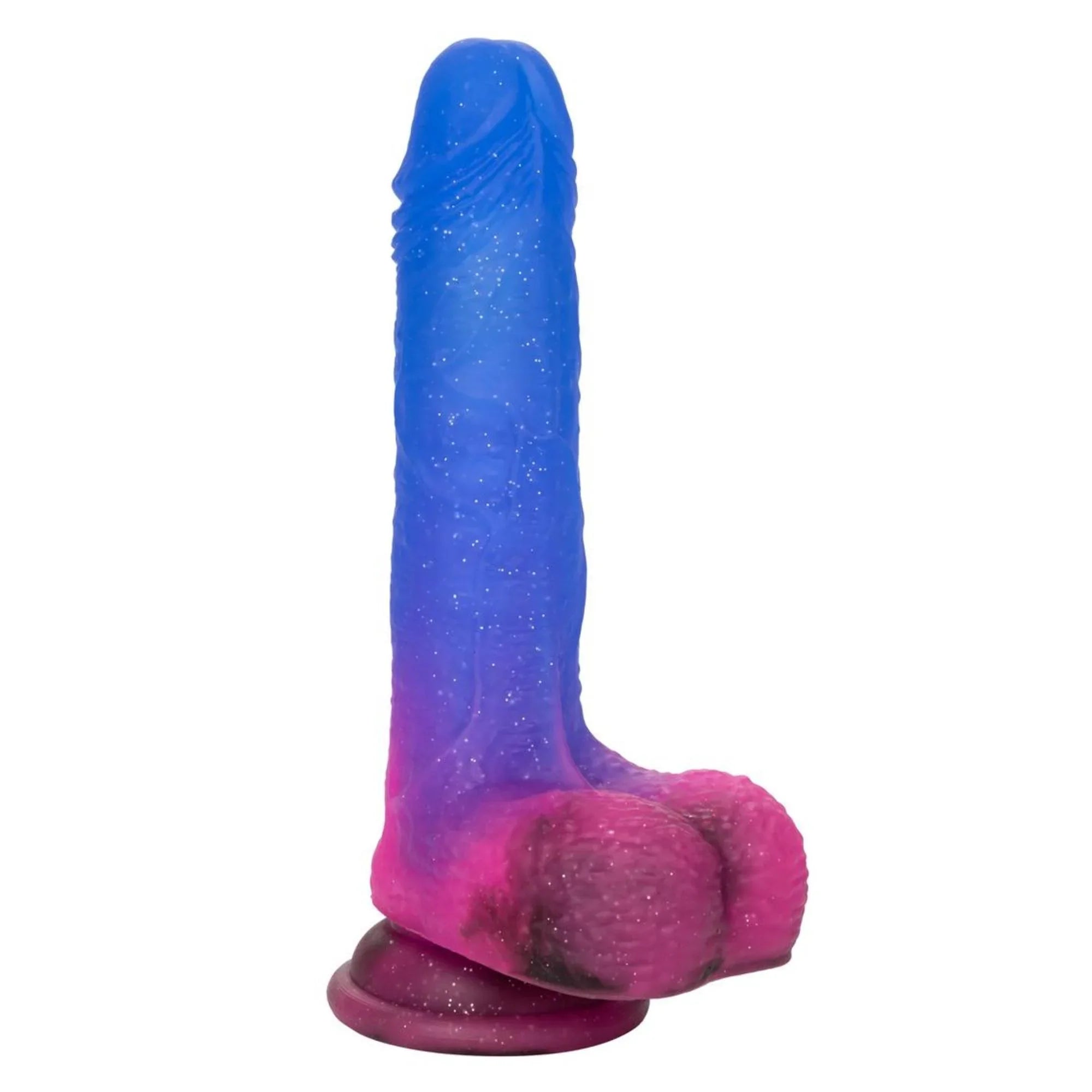 CalExotics Naughty Bits Ombre Hombre Rechargeable Silicone Vibrating Dildo
