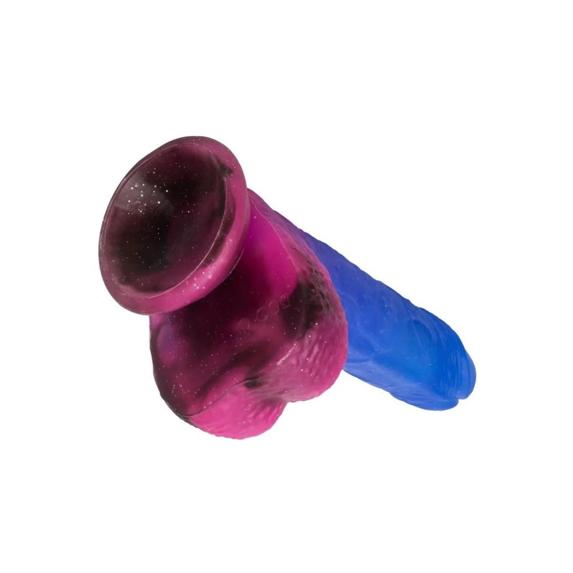 CalExotics Naughty Bits Ombre Hombre Rechargeable Silicone Vibrating Dildo