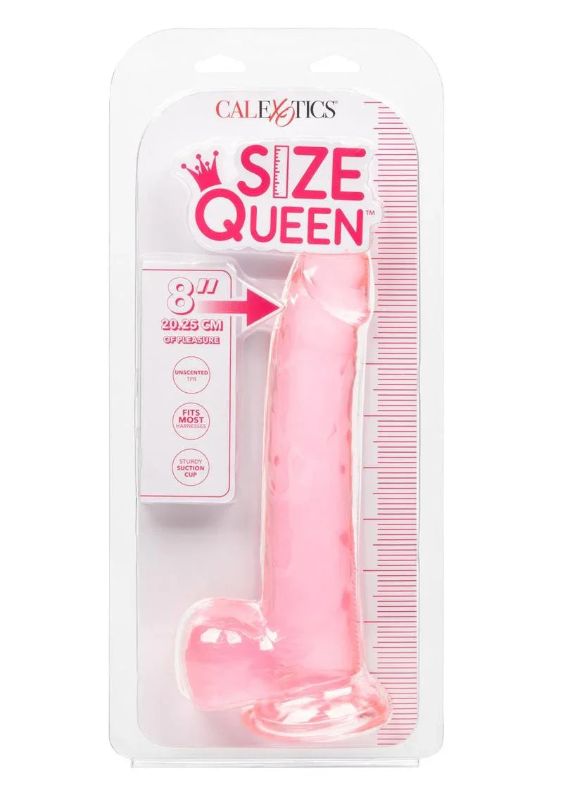 CalExotics Size Queen Dildo 8in