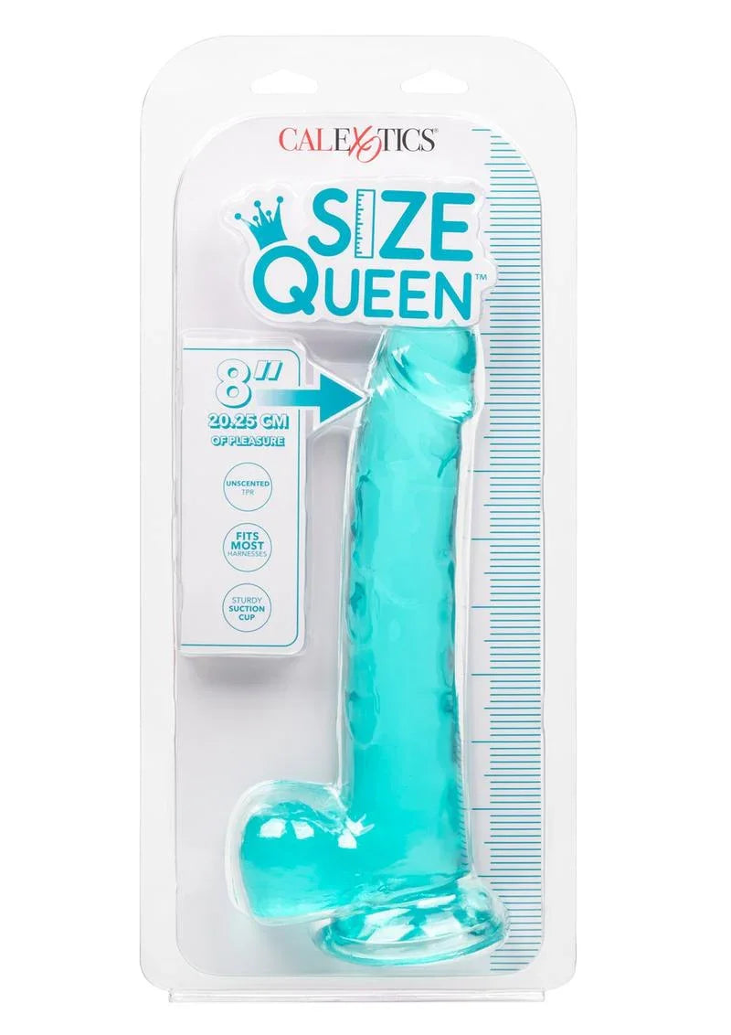 CalExotics Size Queen Dildo 8in