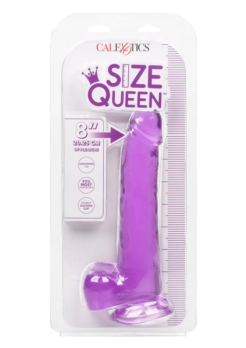 CalExotics Size Queen Dildo 8in