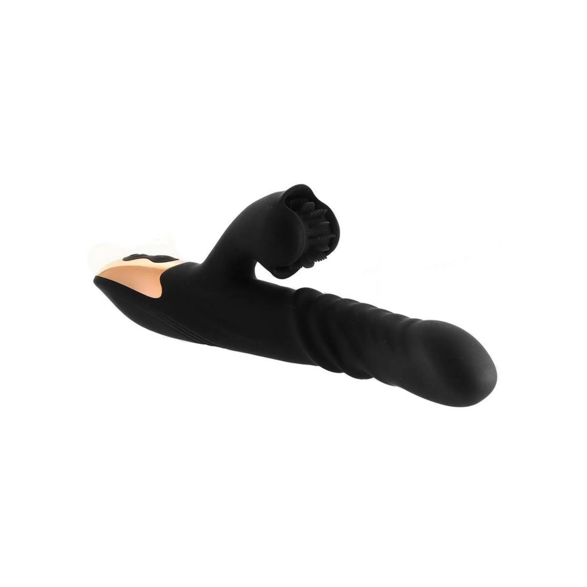 Princess Silicone Rechargeable Heat-Up Spinning Thrusting Rabbit Vibrator