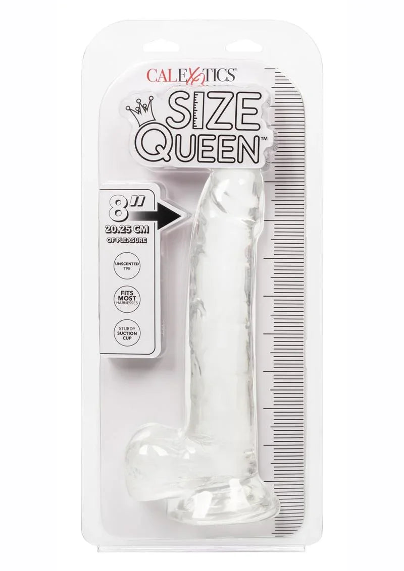 CalExotics Size Queen Dildo 8in