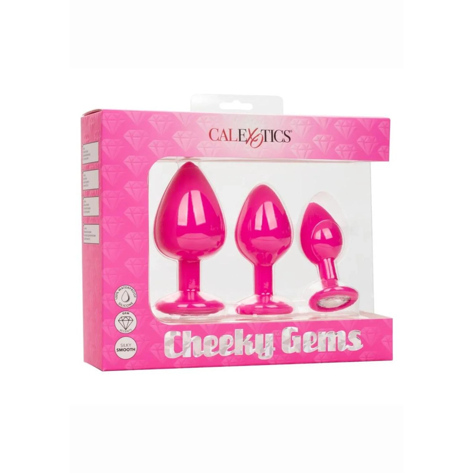 CalExotics Cheeky Gems Silicone Anal Training Kit