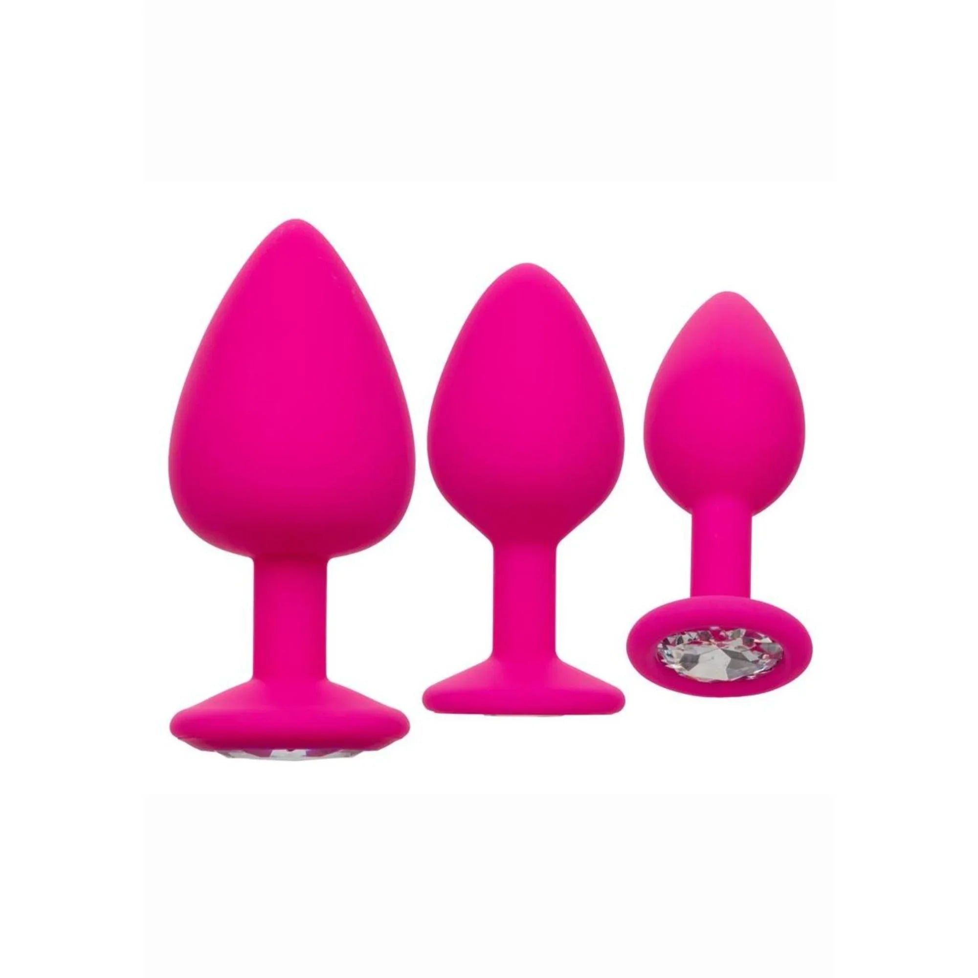 CalExotics Cheeky Gems Silicone Anal Training Kit