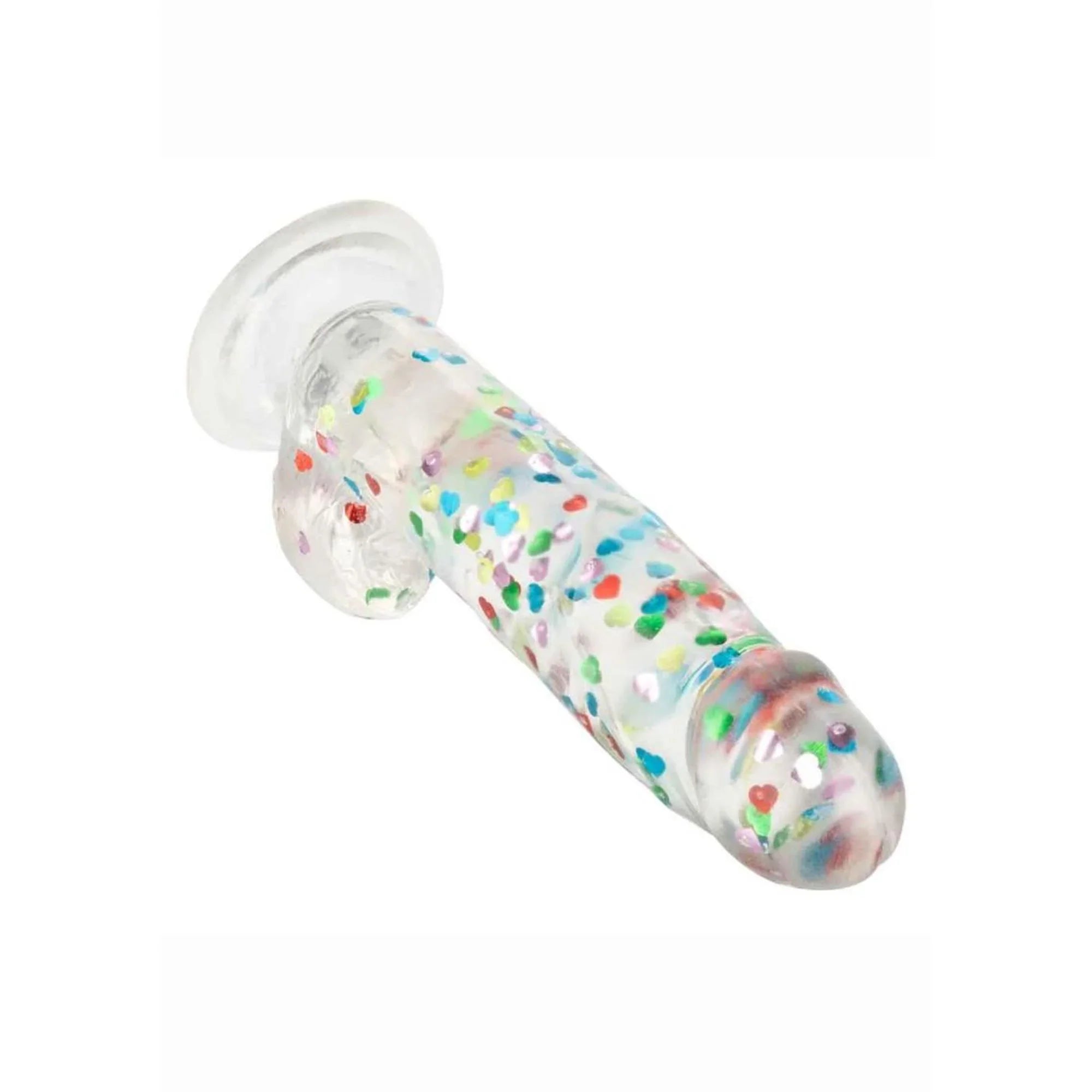 CalExotics Naughty Bits I Love D Heart-Filled Dong