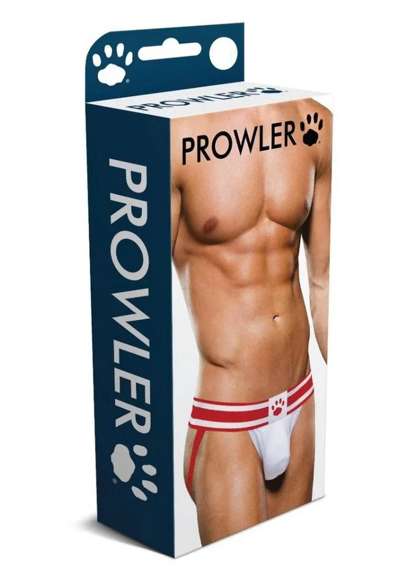 Prowler Jock Strap White/Red