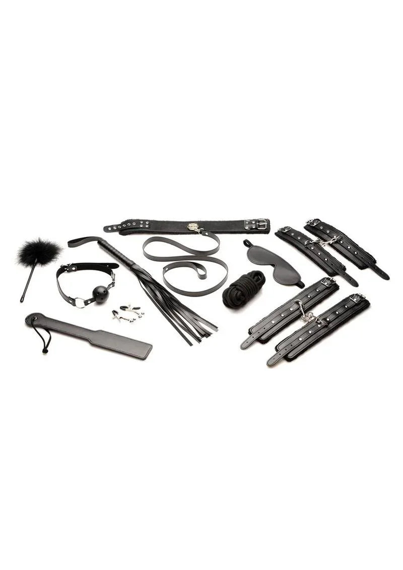 Master Series Hook Up Plush Bondage Set (10 Piece)