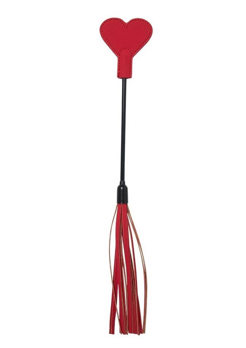 Sportsheets Sex & Mischief Amor Crop Heart-Shaped Dual-Ended Flogger