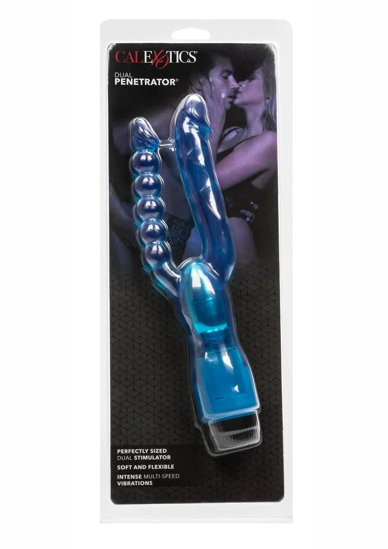 CalExotics Dual Penetrator Vibrator with Anal Beads