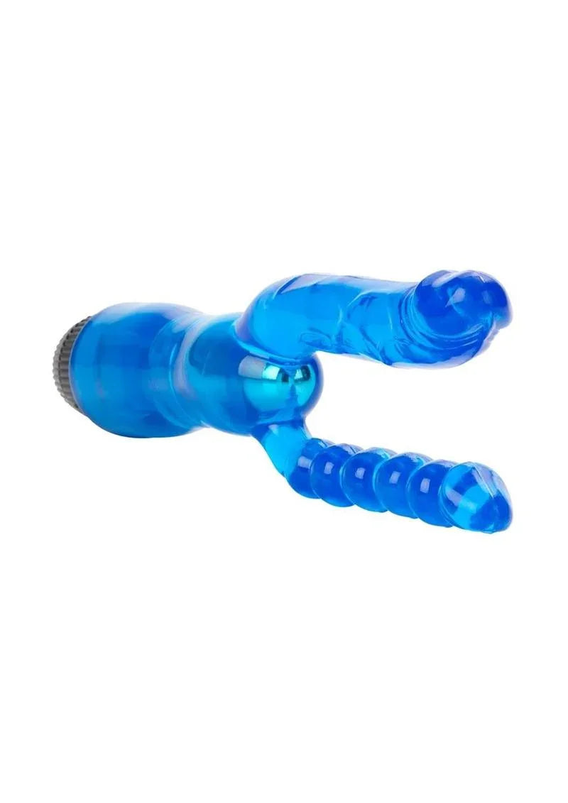 CalExotics Dual Penetrator Vibrator with Anal Beads