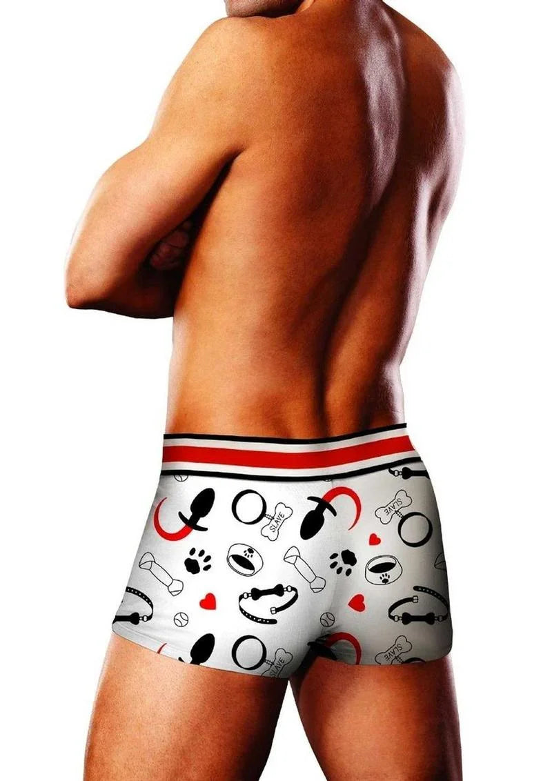 Prowler Puppie Print Trunk - White/Black