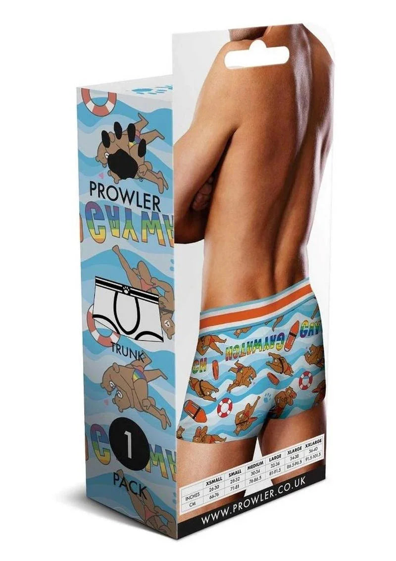 Prowler Gaywatch Bears Trunk - Blue/Orange