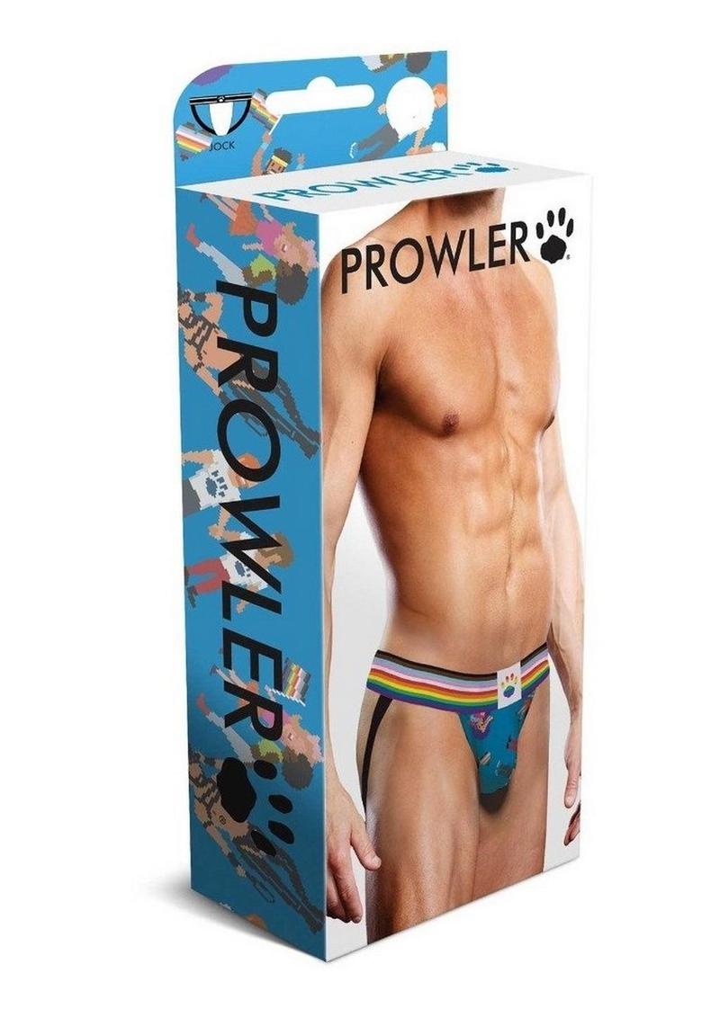 Prowler Pixel Art Gay Pride Collection Jock - Blue/Multicolor