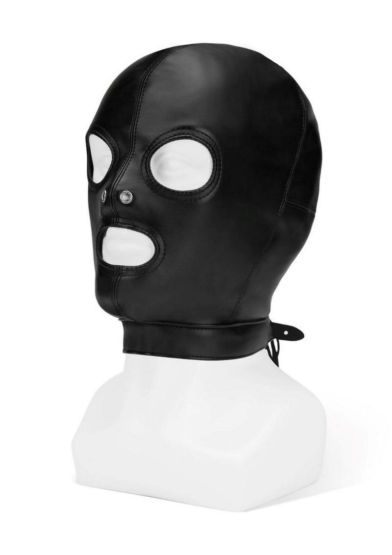 Me You Us PU Leather Bondage Hood