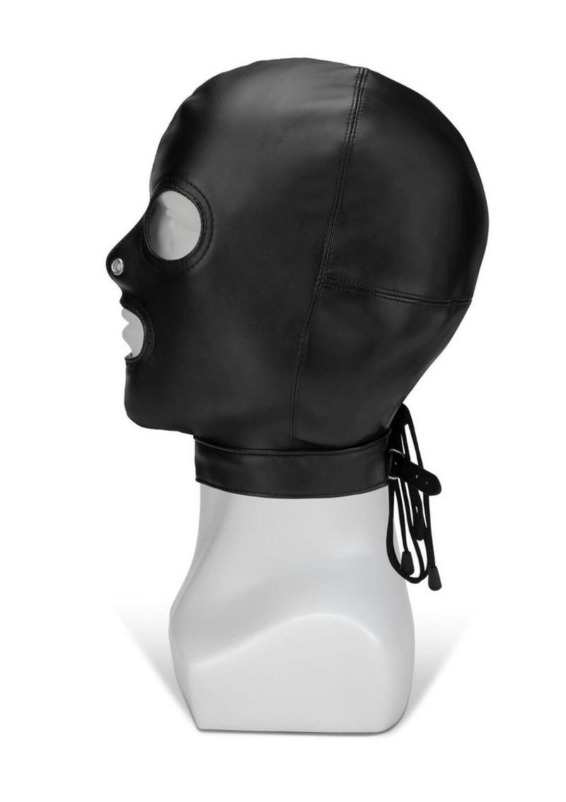 Me You Us PU Leather Bondage Hood