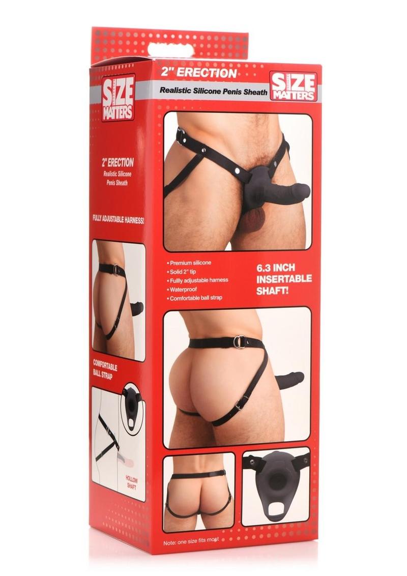 Size Matters 2in Erection Silicone Sheath