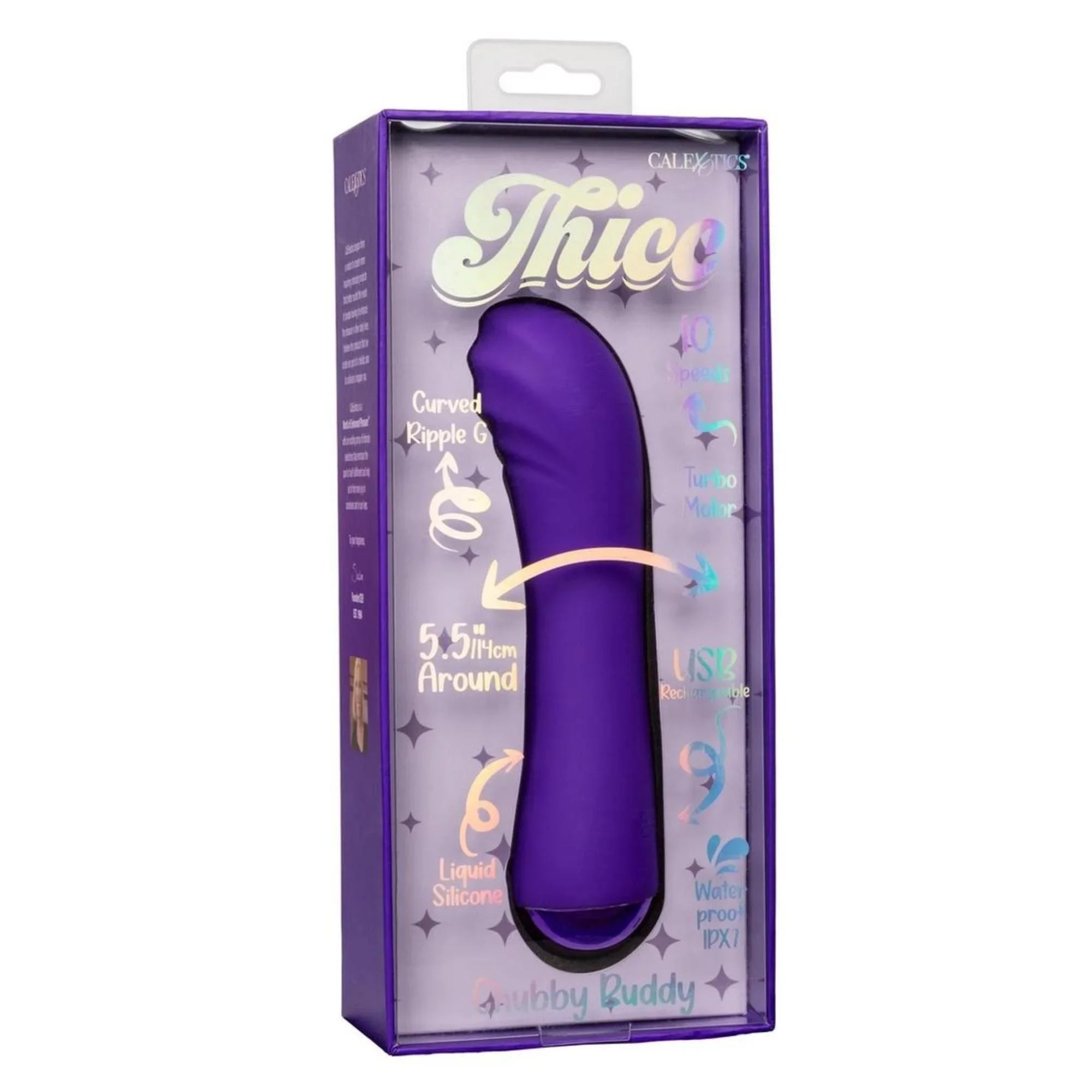 CalExotics Thicc Chubby Buddy Rechargeable Silicone G-Spot Vibrator