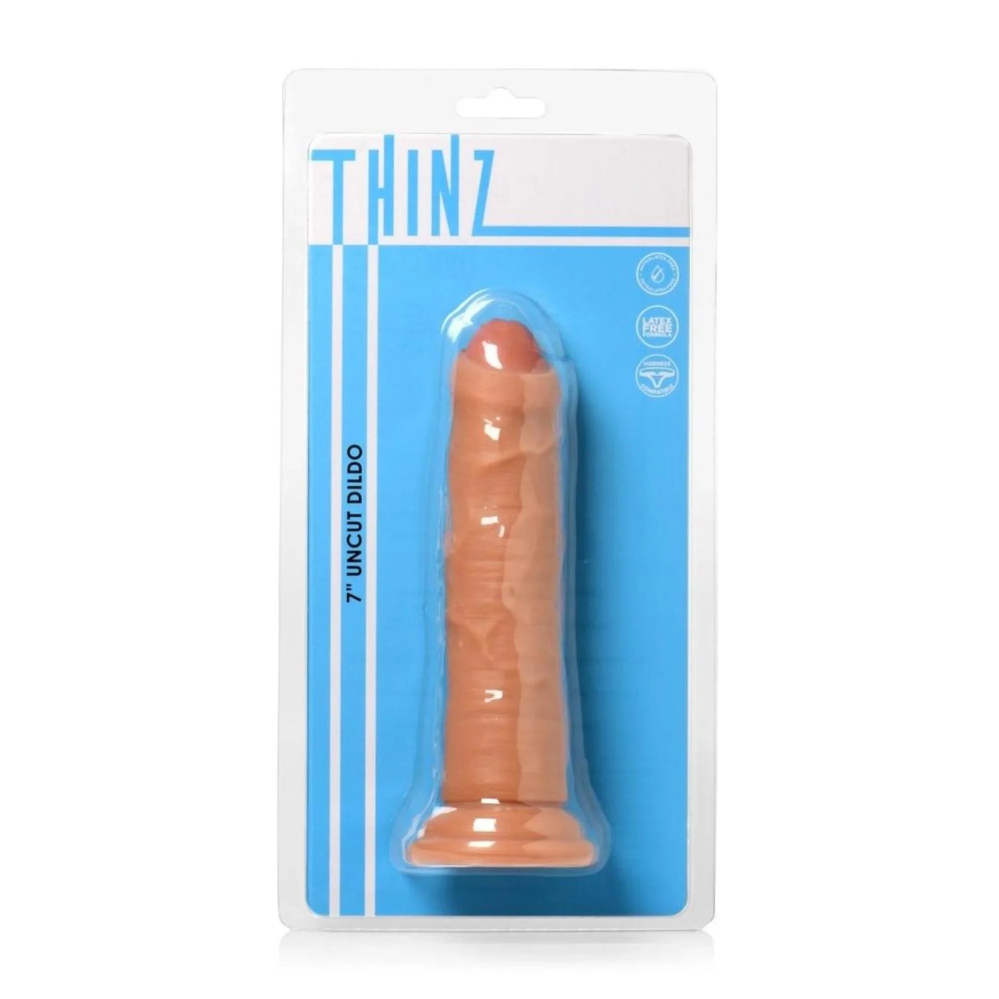 Thinz Uncut Dildo 7in Realistic Dildo