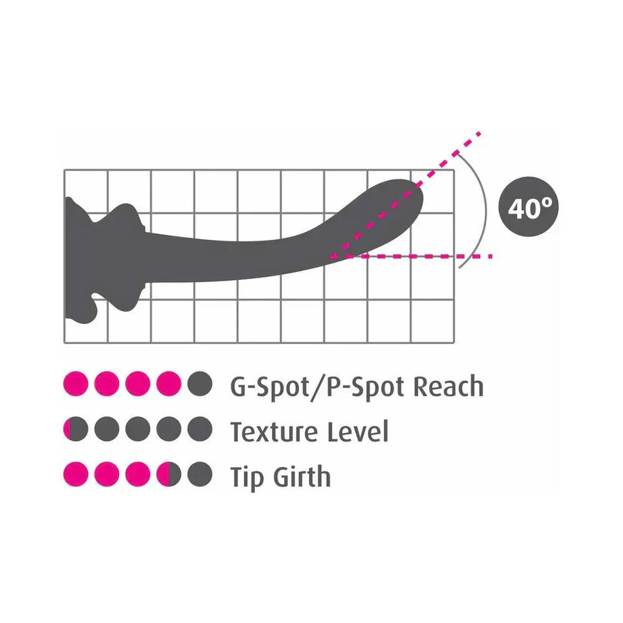 Icicles No. 89 Curved Glass G-Spot Massager With Suction Cup