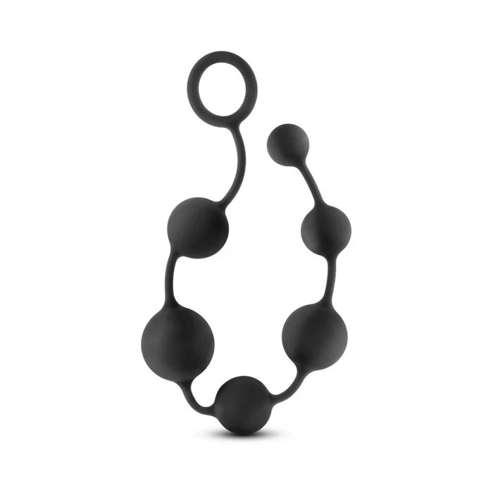 Anal Adventures – Platinum Silicone Large Anal Beads