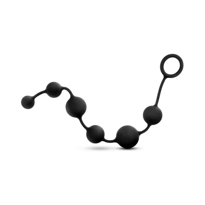 Anal Adventures – Platinum Silicone Large Anal Beads