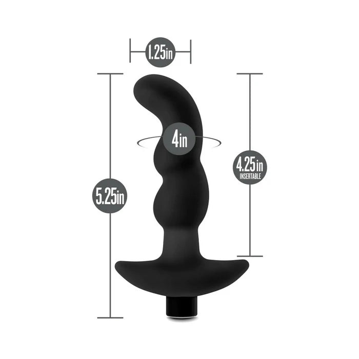 Anal Adventures – Platinum Silicone Rechargeable Vibrating Prostate Massager 03
