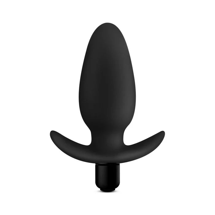 Anal Adventures – Platinum Silicone Vibrating Saddle Plug