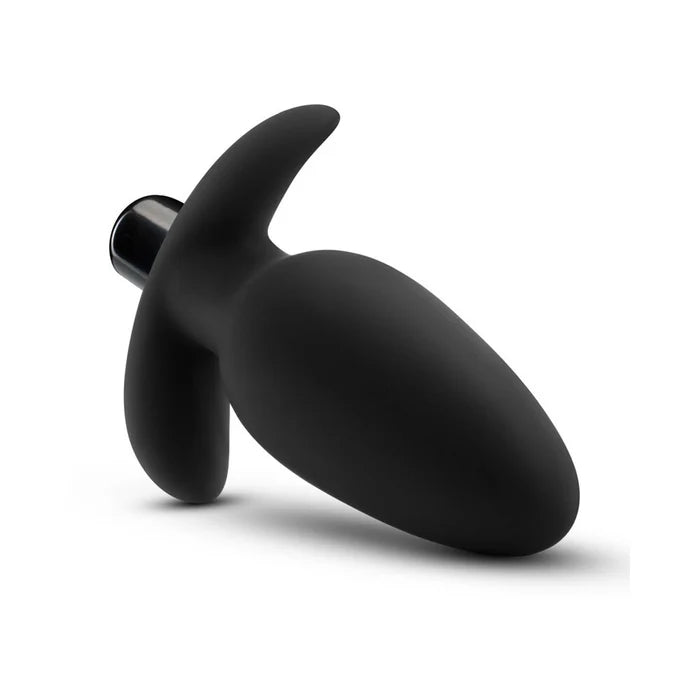 Anal Adventures – Platinum Silicone Vibrating Saddle Plug