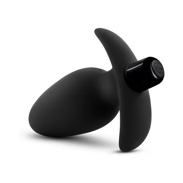 Anal Adventures – Platinum Silicone Vibrating Saddle Plug