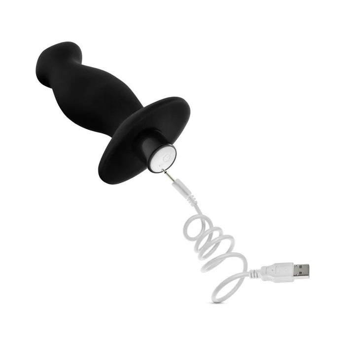 Anal Adventures – Platinum Silicone Rechargeable Vibrating Prostate Massager 02