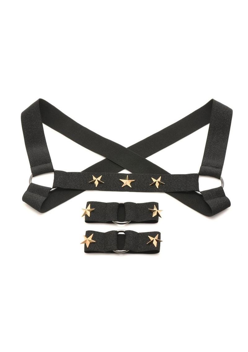 Master Series Rave Chest Harness & Armbands L/XL