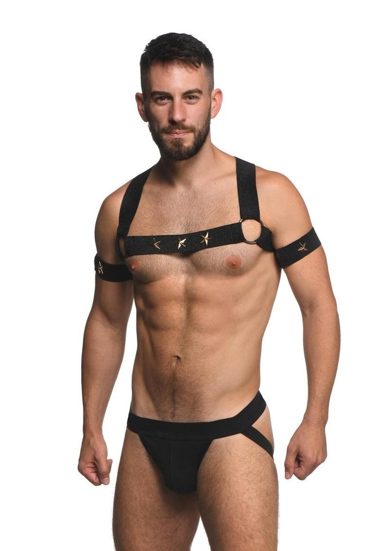 Master Series Rave Chest Harness & Armbands L/XL