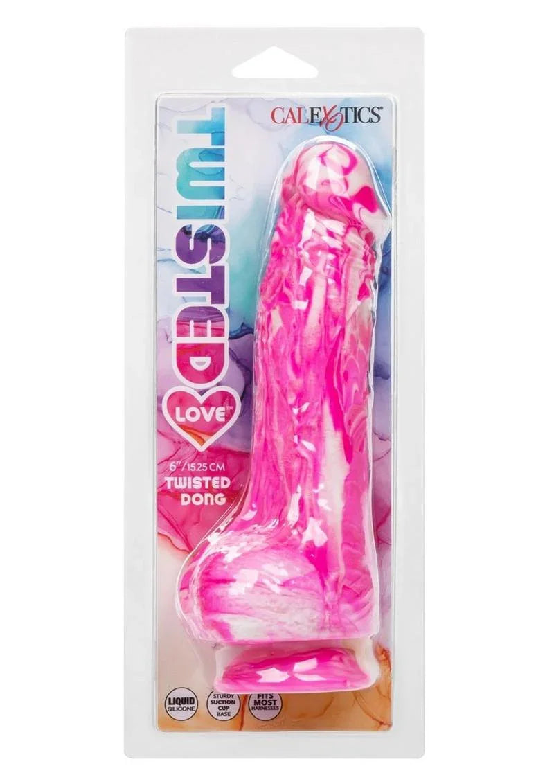 CalExotics Twisted Love Twisted Dong Silicone Bendable Dildo
