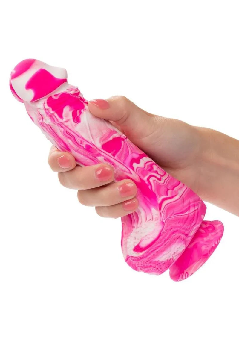 CalExotics Twisted Love Twisted Dong Silicone Bendable Dildo
