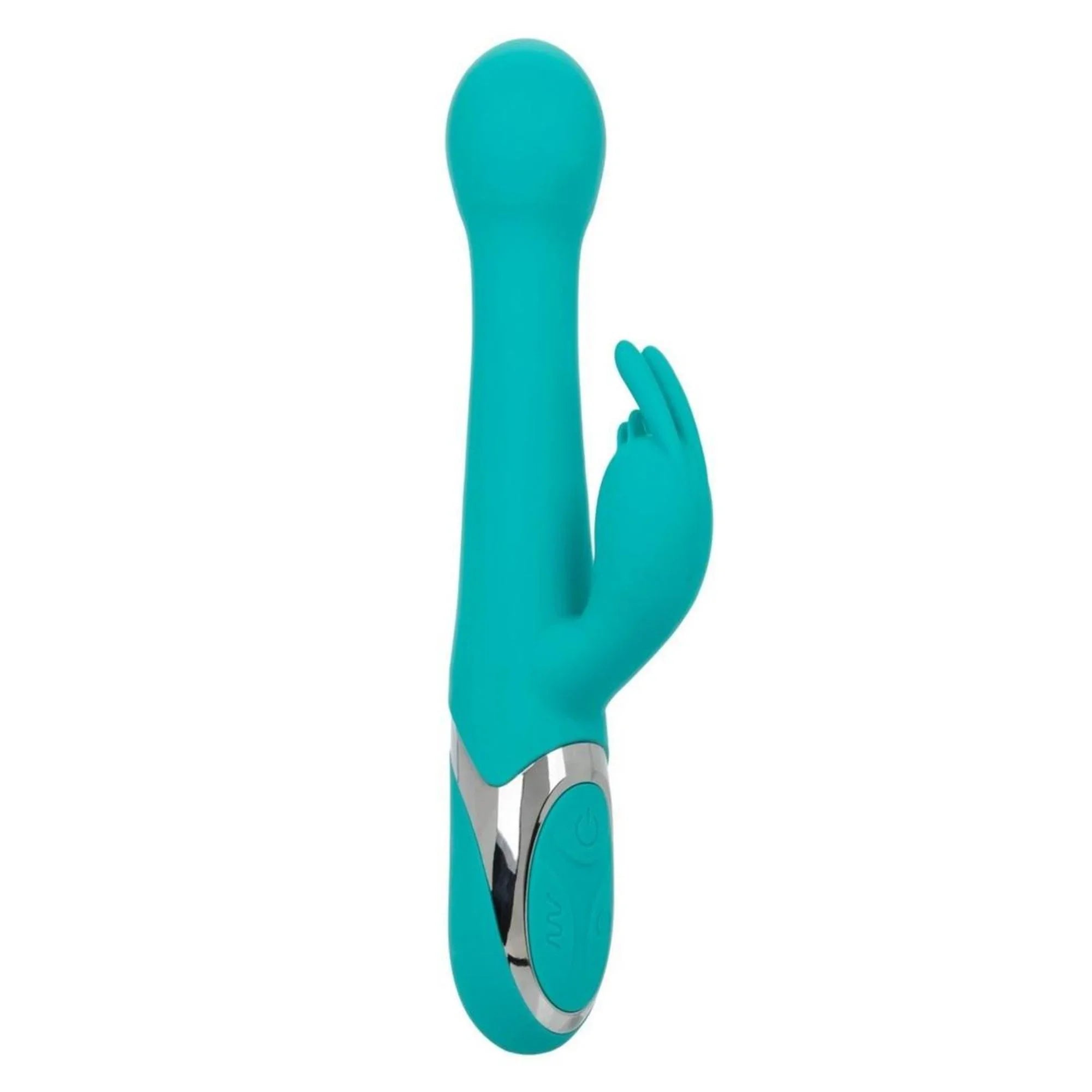 CalExotics Enchanted Oscillate Rechargeable Silicone Rabbit Vibrator
