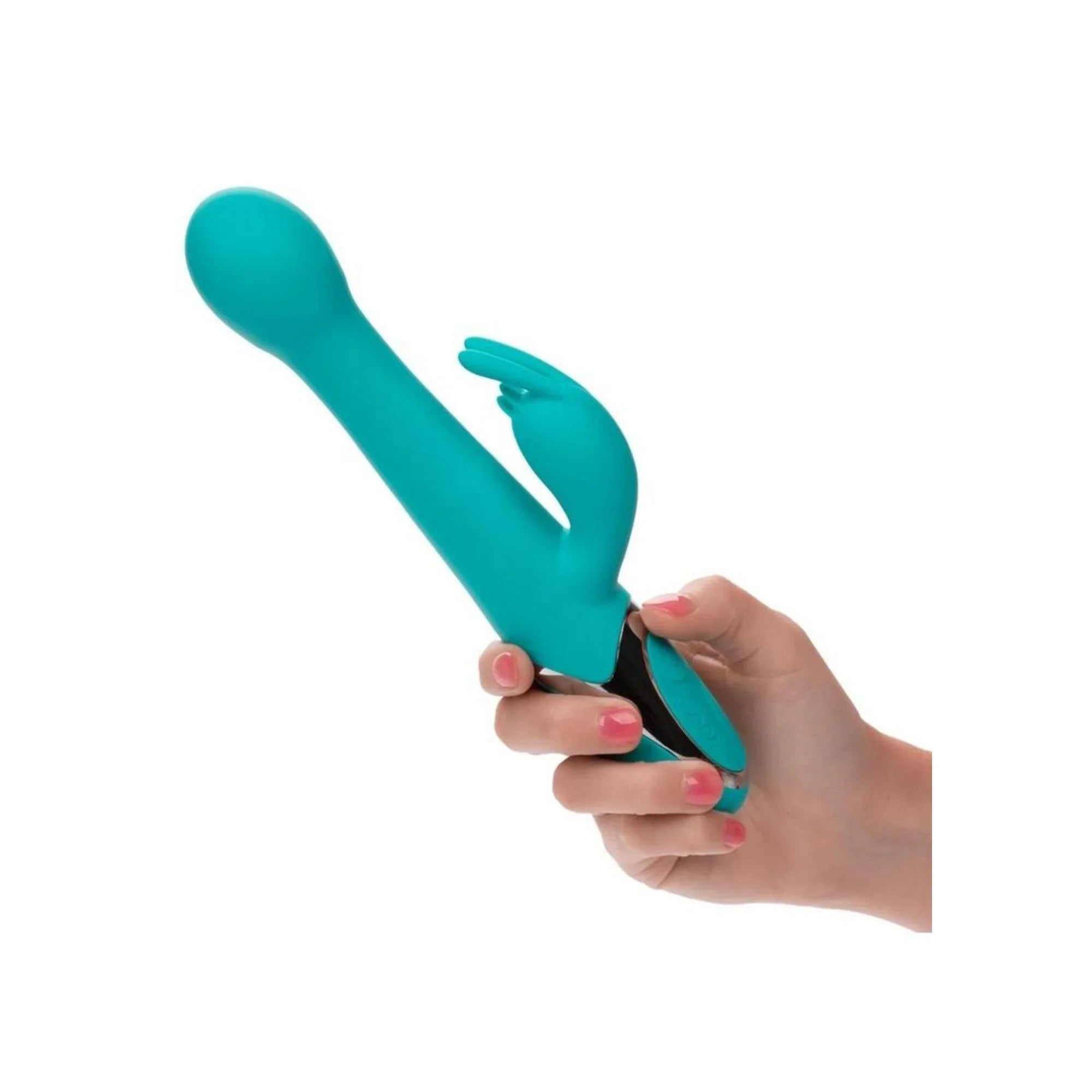 CalExotics Enchanted Oscillate Rechargeable Silicone Rabbit Vibrator