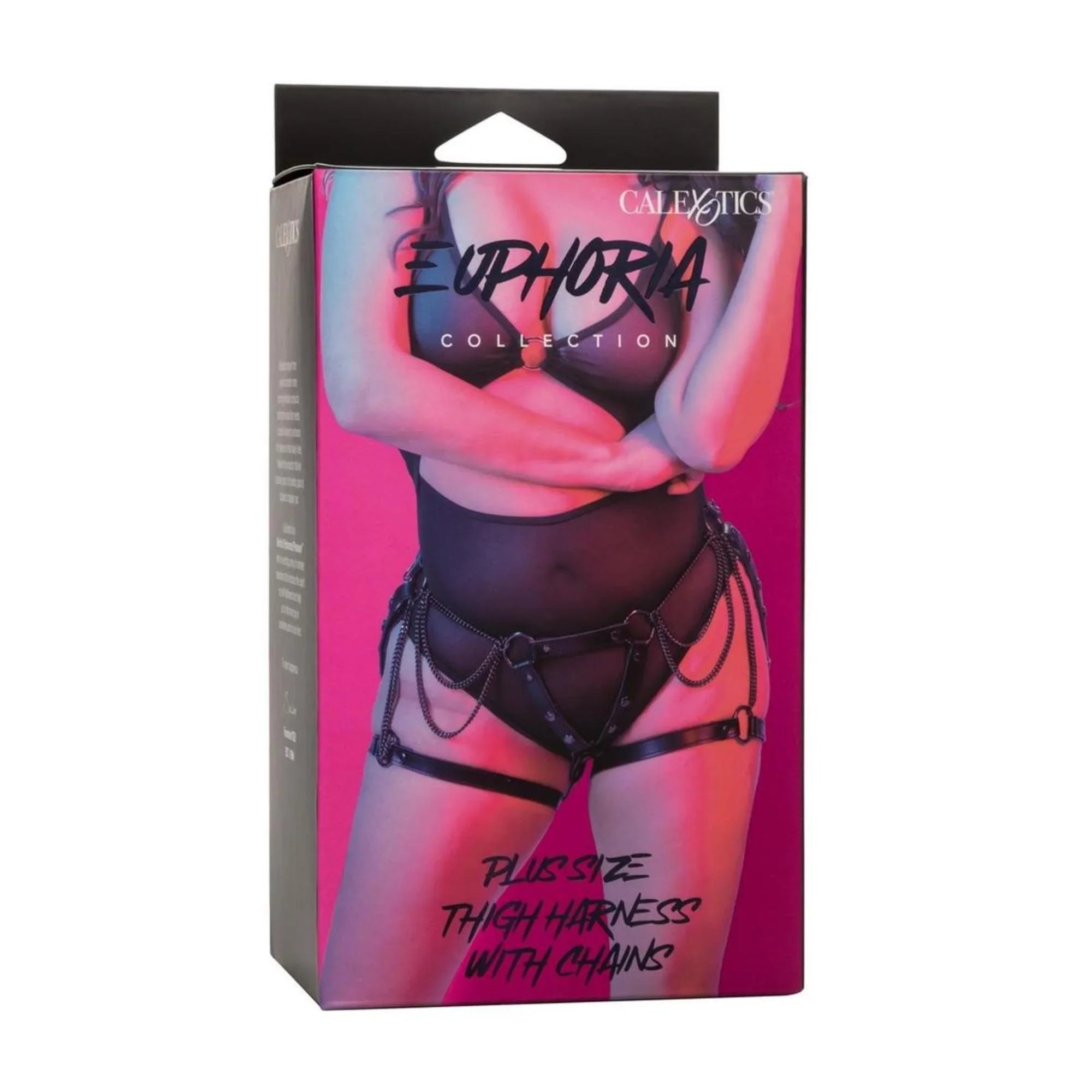 CalExotics Euphoria Collection Thigh Harness with Chains - Plush Size